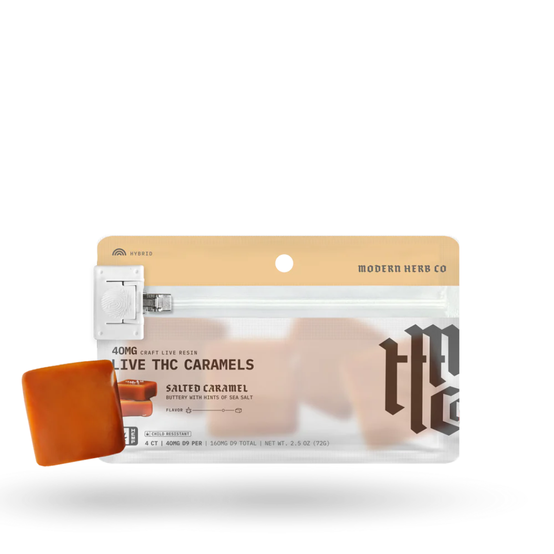Modern Herb Co | Delta 9 Caramels | / Anytime / 4 Count